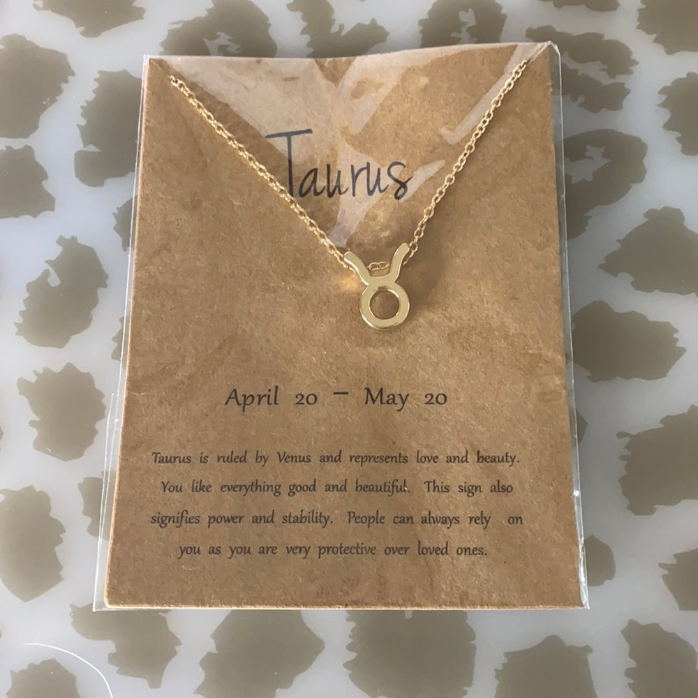 Zodiac Necklace (Taurus) ♉️